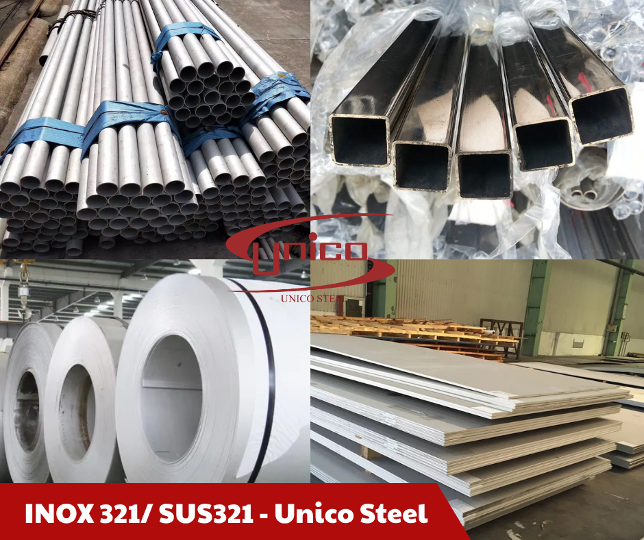 Ứng dụng của inox 321/SUS321 - Unico Steel